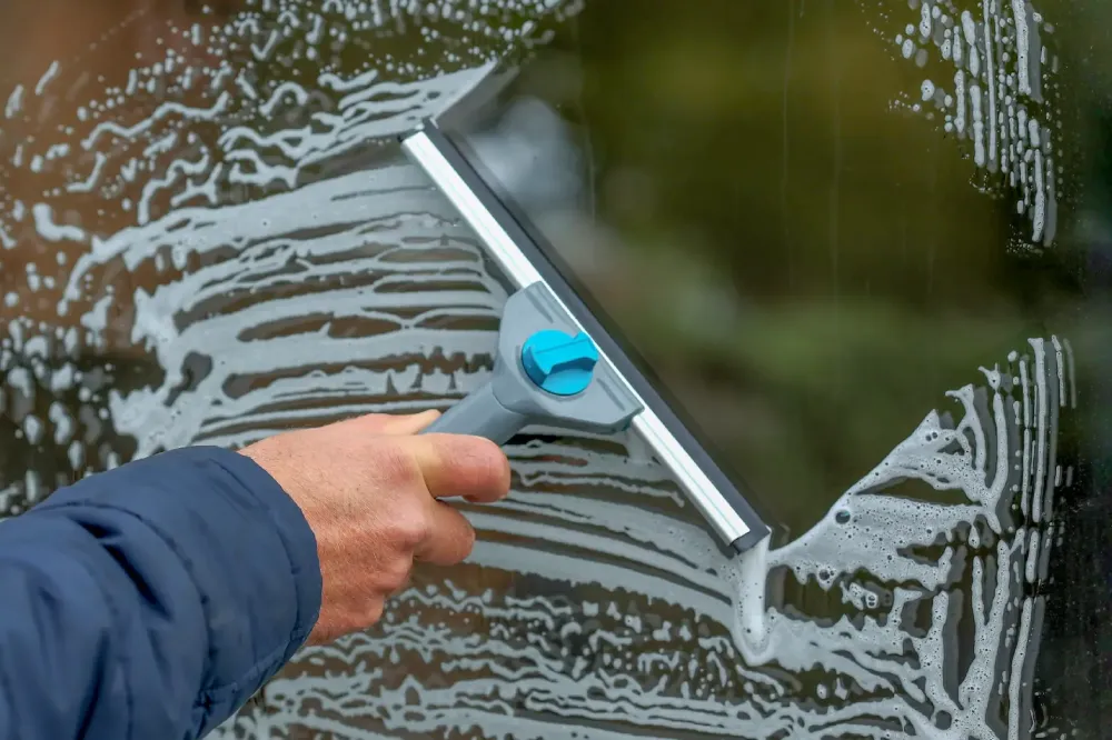 Lavage de vitre près de Annemasse